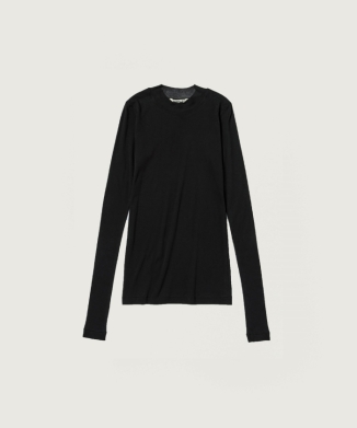 SUPER HIGH GAUGE SHEER RIB L/S TEE