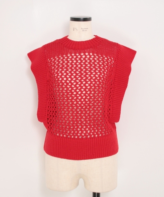 CROCHET SLEEVELESS KNIT