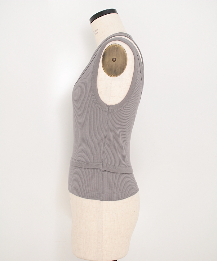 DOUBLE SHOULDER TANK TOP(F262S002)｜阪急百貨店公式通販サイト｜阪急