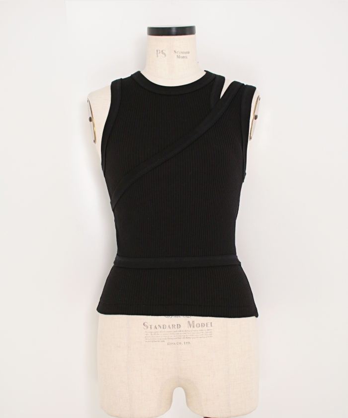 DOUBLE SHOULDER TANK TOP(F262S002)｜阪急百貨店公式通販サイト｜阪急