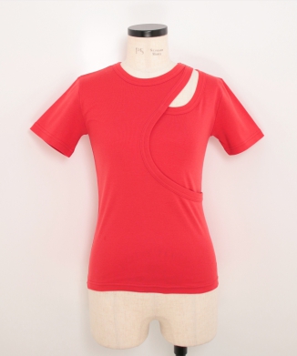 LAYERED SHORT-SLV TEE
