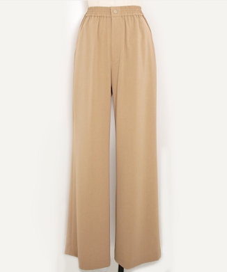 STRETCH WIDE-LEG PANTS