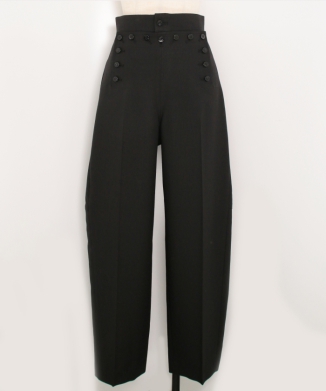 SAILOR BARREL-LEG PANTS