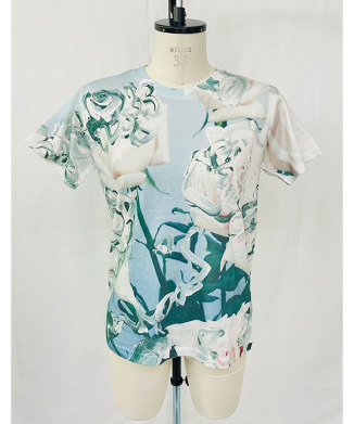 blue print rose T-B