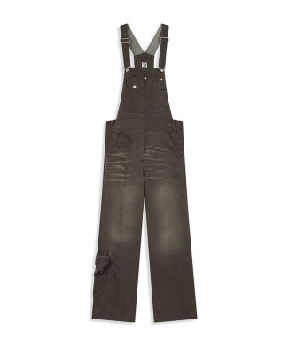 CARGO POCKET COTTON OVERALLS