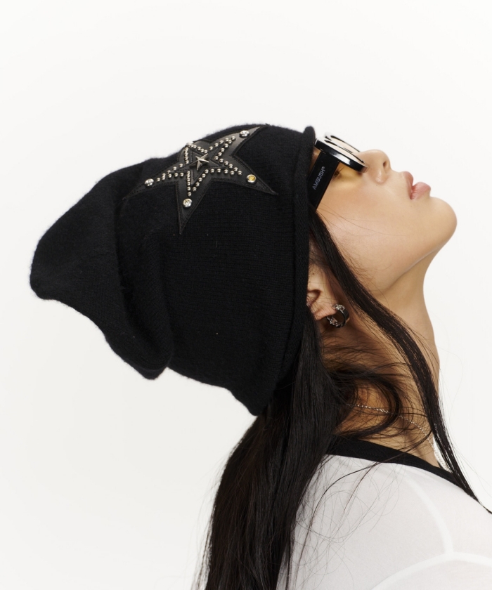 STAR PATCH BEANIE(F263A007)｜阪急百貨店公式通販サイト｜阪急百貨店