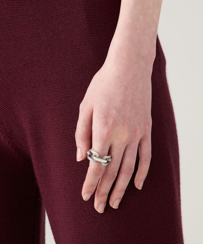 TEXTURED CHAIN RING(F263A021)｜阪急百貨店公式通販サイト｜阪急