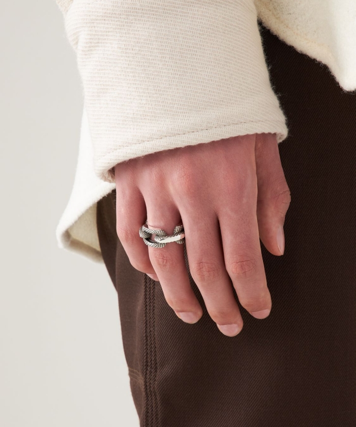 TEXTURED CHAIN RING(F263A021)｜阪急百貨店公式通販サイト｜阪急