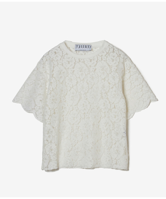 【阪急先行販売】レースTブラウス