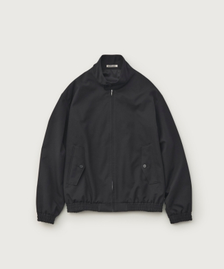 EX FINX SILK TWILL ZIP BLOUSON