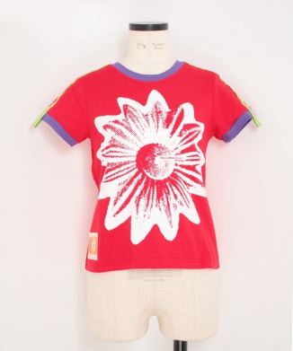 FLOWER PUNCH SHORT SLEEVE T-SHIRT
