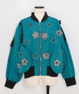 FLOWER BOMBER JACKET