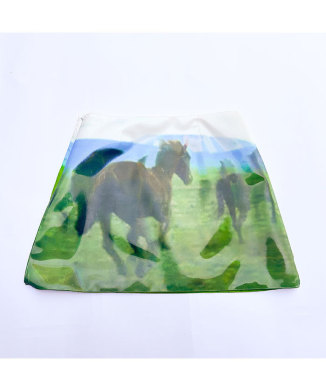 LENTICULAR HORSE MINI SKIRT