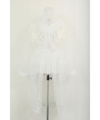 MEU FLOWER SHEER COAT