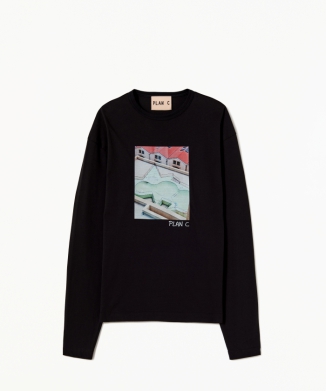 スケートロングスリーブTシャツ