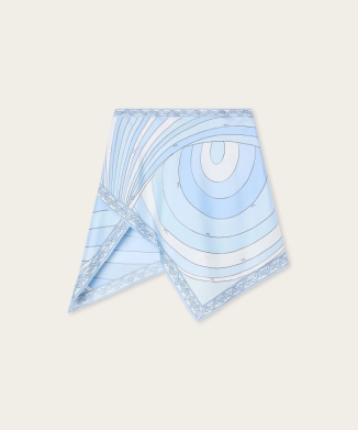 IRIDEプリントシルクスカーフスカート