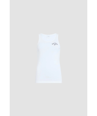 COTTON EMBROIDERED TANK TOP