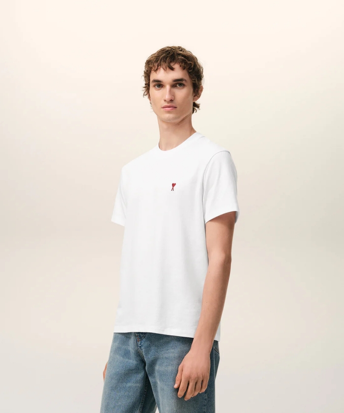オーガニックコットンジャージー Ami de Coeur Tシャツ(F265R027