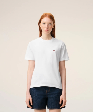 オーガニックコットンジャージー Ami de Coeur Tシャツ