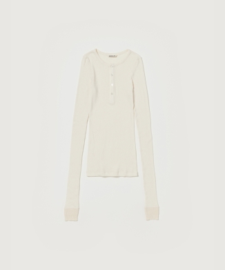 SOFT RIB HENLEY NECK P/O