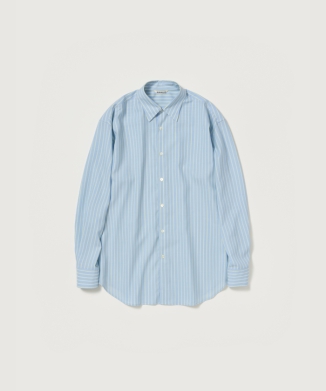 SUPER FINE WOOL STRIPE SHIRT