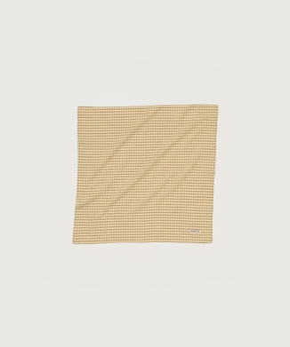 AIRY LIGHT COTTON CHECK SCARF