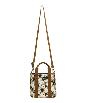 Floral Canvas Tote Small