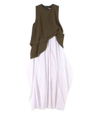ASYMMETRY BLOUSING OP