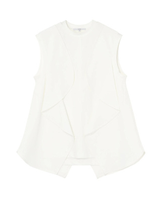 WAVE RUFFLE JERSEY TOP