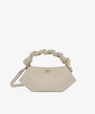 ライトグレーのMini Bouバッグ