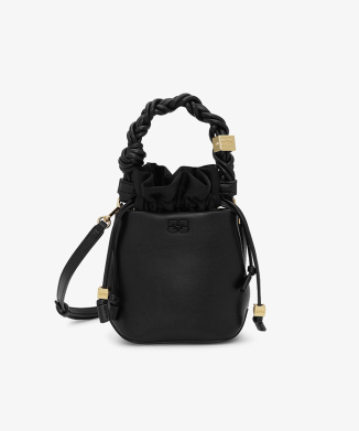 Black Mini Bou Bucket Bag