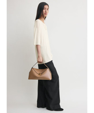 T-Lock leather top handle