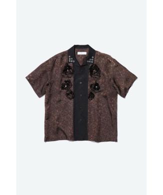 Cupra jacquard flower shirt