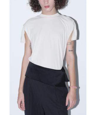 High twist smooth jersey top