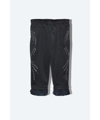 Studded cropped shorts