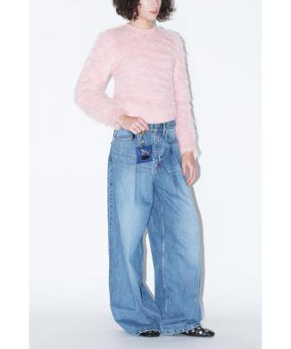 Denim pants wide