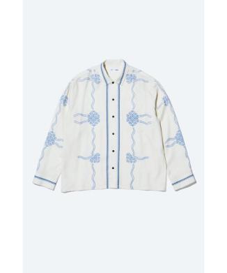 Inner print long sleeve shirt