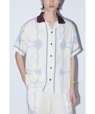 Inner print short sleeve shirt