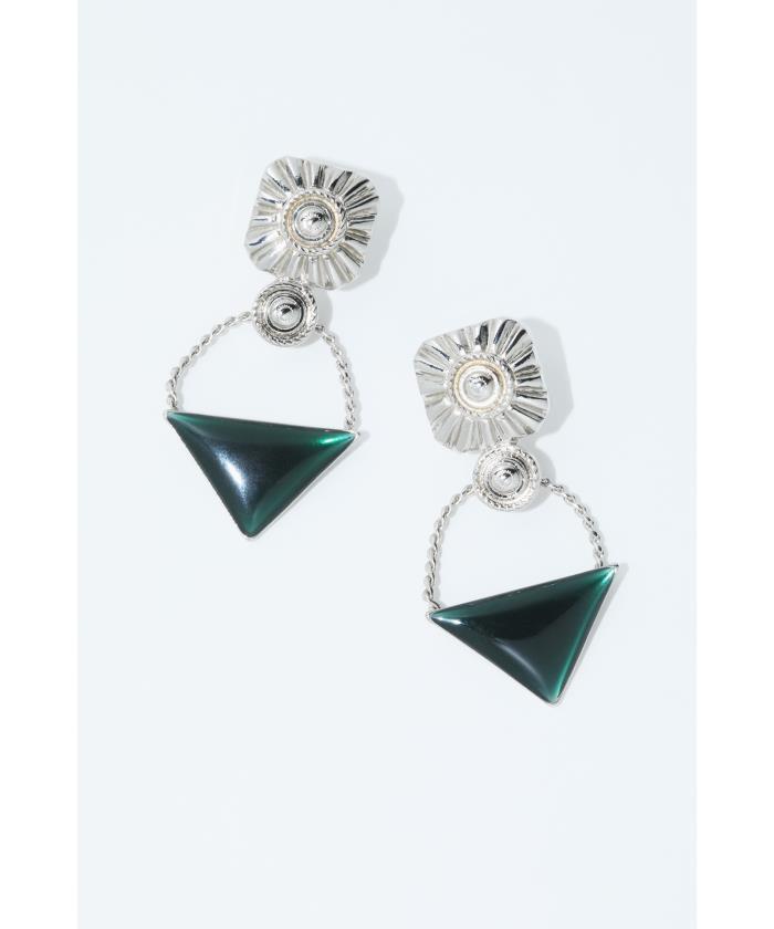 Triangle pierced earrings(F266R075)｜阪急百貨店公式通販サイト