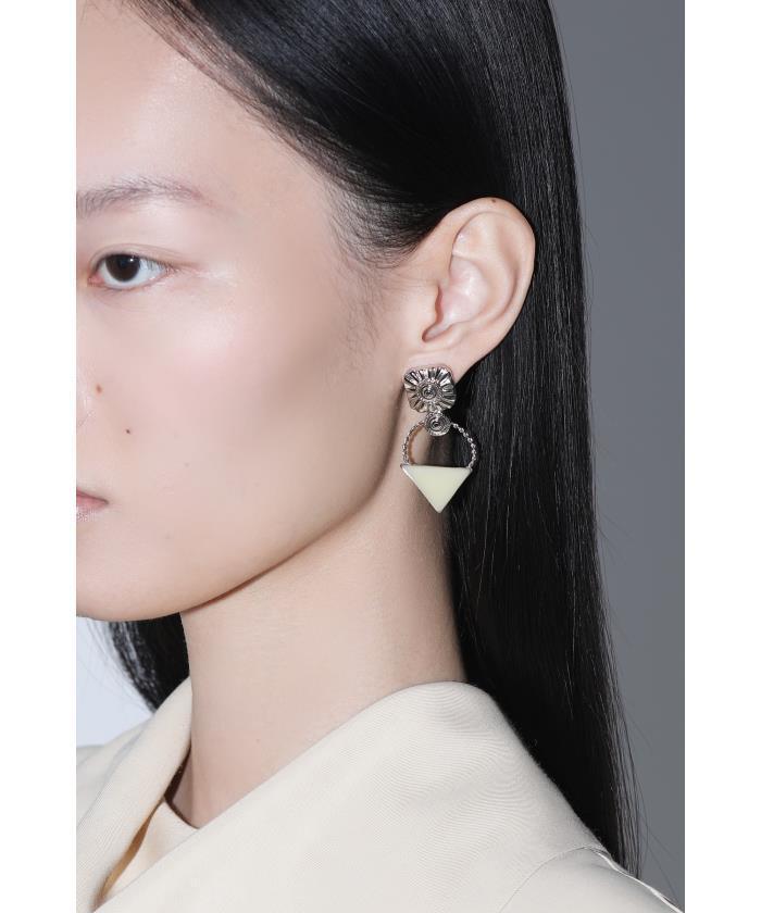 Triangle pierced earrings(F266R075)｜阪急百貨店公式通販サイト