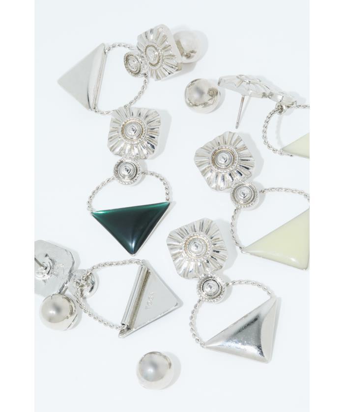 Triangle pierced earrings(F266R075)｜阪急百貨店公式通販サイト