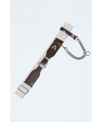 leather chain belt