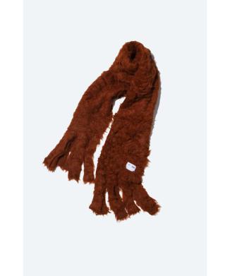 Shaggy knit stole