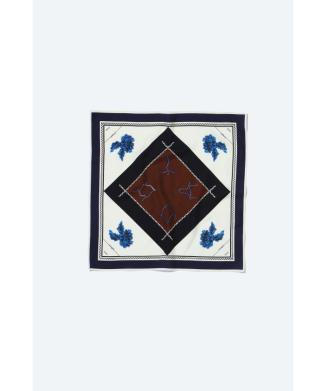 Flower print scarf