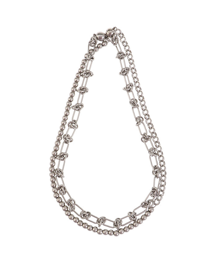 ミュージシャン 4Way Mix Chain Necklace (Silver925) 4WAY MIX CHAIN NC(F267B008)｜阪急百貨店公式通販サイト｜阪急百貨店