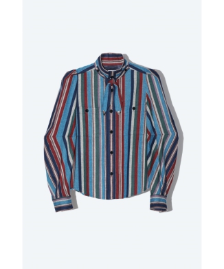 Flannel striped shirt
