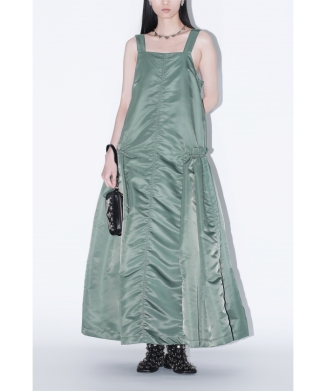 Nylon twill dress