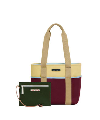 Colorblock Canvas Tote Medium