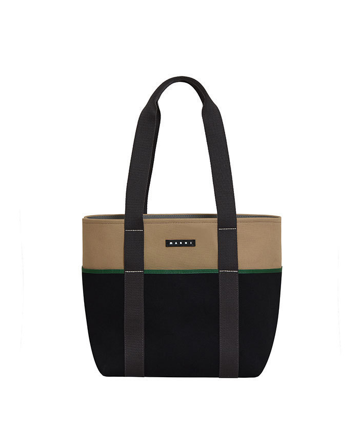 MARNI トートバッグ Colorblock Canvas Tote Large(F267Y007)｜阪急百貨店公式通販サイト