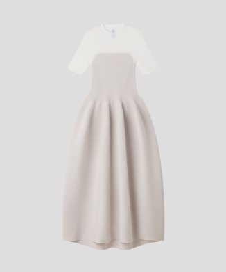 POTTERY LUCENT DECOLLETAGE SHORT SLEEVE DRESS